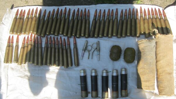 Тайник с боеприпасами, обнаруженный в Черкасской области