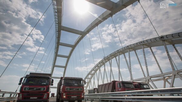 Приемочные испытания автодорожной части Крымского моста