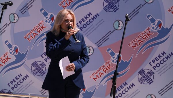 Член Совета Федерации Ольга Ковитиди на II Всероссийском молодежном межнациональном фестивале Крымский маяк в Севастополе