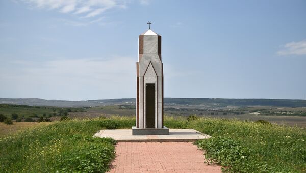Обелиск в память погибших в Крымской войне воинов Сардинского королевства