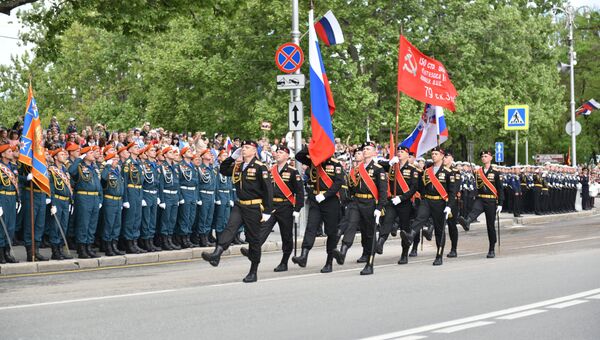 Военный парад в Севастополе. 9 мая 2018