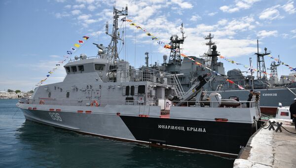 Выставка военных кораблей в Севастополе в честь празднования 235-летия Черноморского флота
