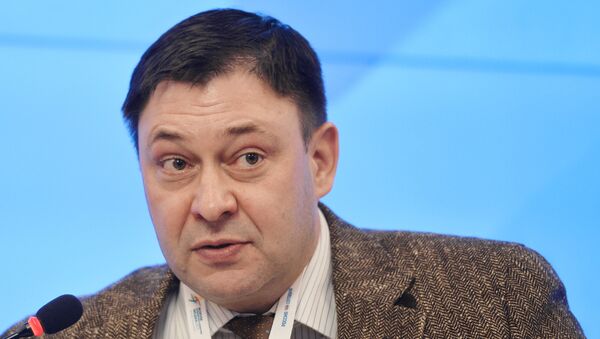Главный редактор сайта РИА Новости Украина Кирилл Вышинский. Архивное фото