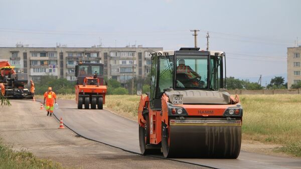 Ремонт дороги в Севастополе