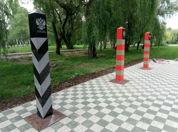 Мемориал Пограничникам всех поколений в парке им. Гагарина в Симферополе Мемориал Пограничникам всех поколений в парке им. Гагарина в Симферополе