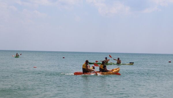 В Саках прошел фестиваль водных видов спорта Желтый батискаф
