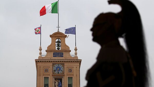 Почетный караул в официальной резиденции президента Италии