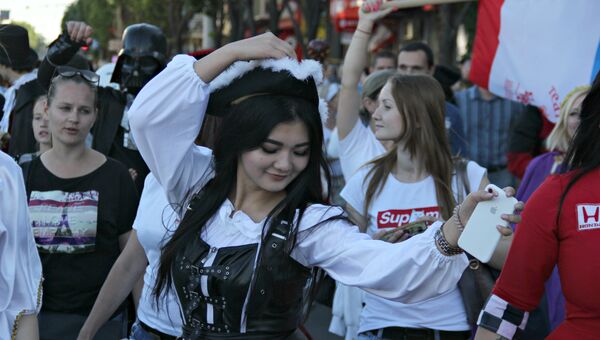 Праздничное шествие, посвященное 234-летию Симферополя