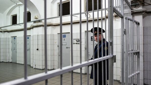 Сотрудник ФСИН России в Следственном изоляторе. Архивное фото