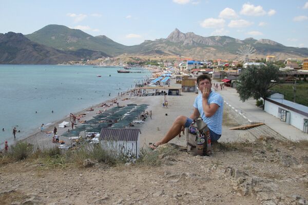 Travel-блогер Виталий Ичин в Коктебеле Travel-блогер Виталий Ичин в Коктебеле
