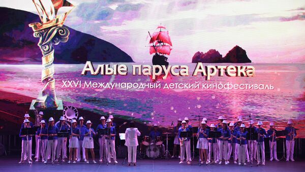 Открытие кинофестиваля Алые паруса Артека. 3 июля 2018