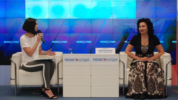 Пресс-конференция министра культуры Республики Крым Арины Новосельской