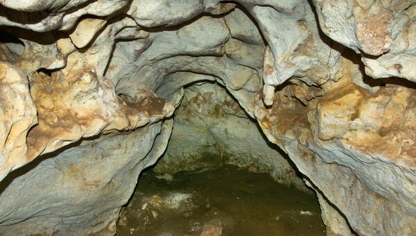 Пещера, найденная в районе пос. Зуя на месте строительства трассы Таврида