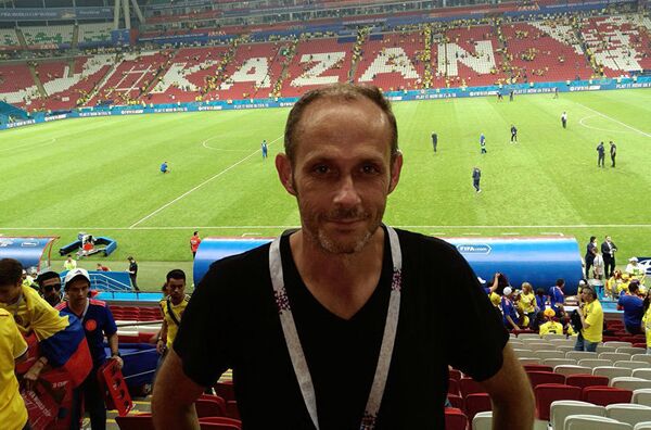 Джастин Уоллей на стадионе Казань Арена Джастин Уоллей на стадионе Казань Арена