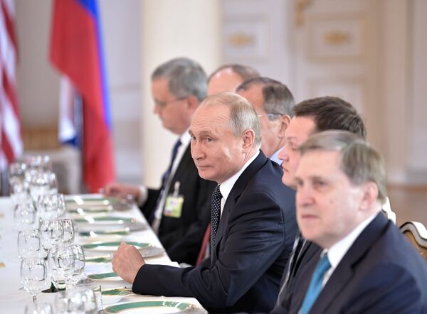 Встреча президента РФ Владимира Путина и президента США Дональда Трампа в Хельсинки Встреча президента РФ Владимира Путина и президента США Дональда Трампа в Хельсинки