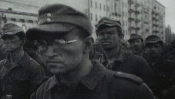 Марш немецких пленных в Москве 17 июля 1944 года. Архивные кадры