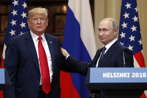 Встреча президента РФ Владимира Путина и президента США Дональда Трампа в Хельсинки Встреча президента РФ Владимира Путина и президента США Дональда Трампа в Хельсинки
