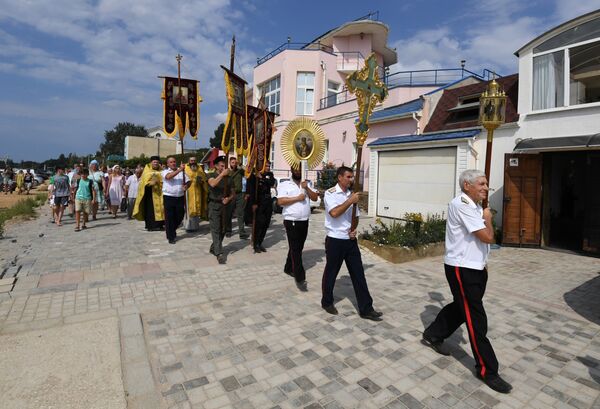 Крестный ход в честь Дня Крещения Руси в Евпатории Крестный ход в честь Дня Крещения Руси в Евпатории