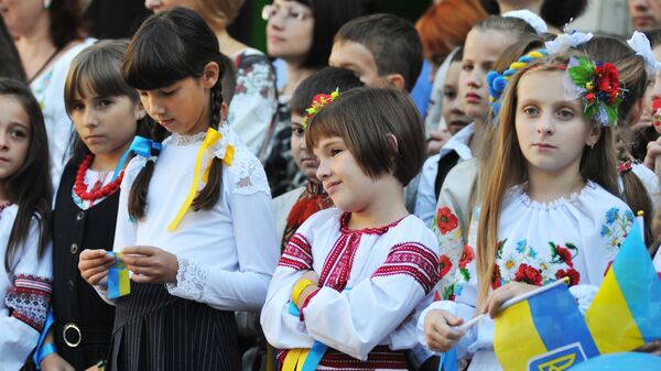 Начало учебного года в школах Украины