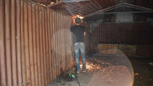 Демонтаж незаконных гаражей в Симферополе