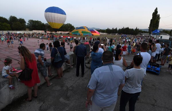 Фестиваль воздухоплавания Белая скала в Белогорске