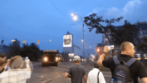 Видео инцидента с зенитно-ракетный комплекс Бук в Киеве
