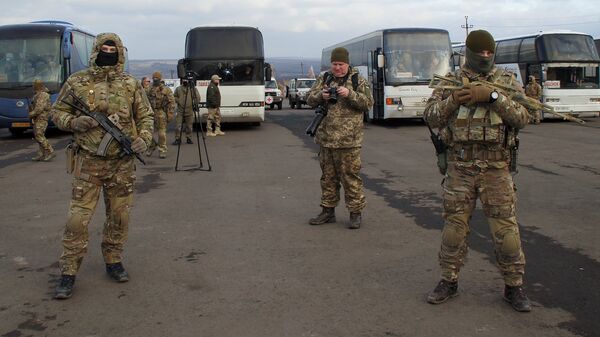 Обмен военнопленными между ДНР, ЛНР и Украиной в Донецкой области