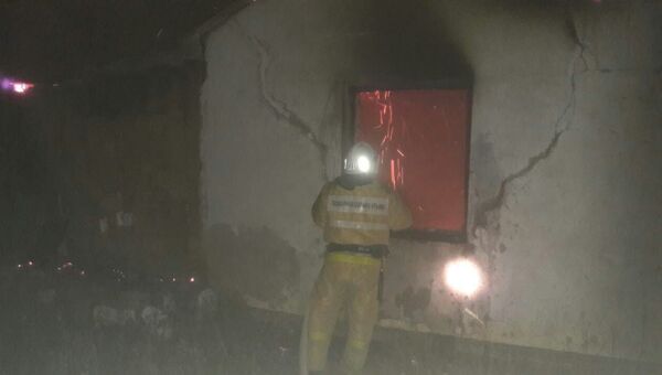 Пожар в доме в Раздольненском районе