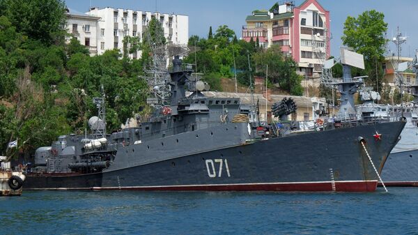 Малый противолодочный корабль Суздалец Черноморского флота РФ в Севастополе
