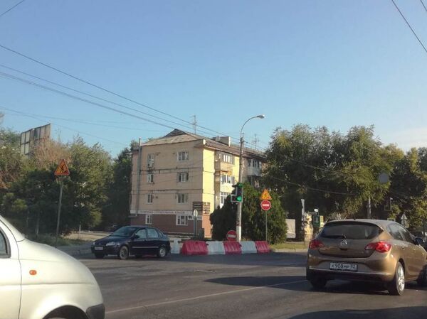 Перекрытие ул. Объездная в Симферополе на ремонт Перекрытие ул. Объездная в Симферополе на ремонт