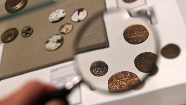 Древние монеты. Архивное фото