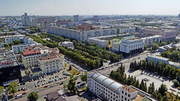 Вид на город Челябинск. Архивное фото