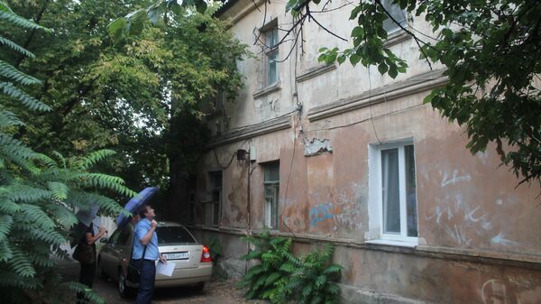 Жилой дом, признанный аварийным, в Крыму