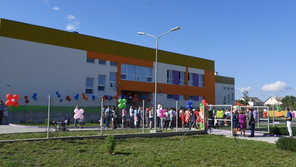 Торжественное открытие детского сада Сказка в Белогорске