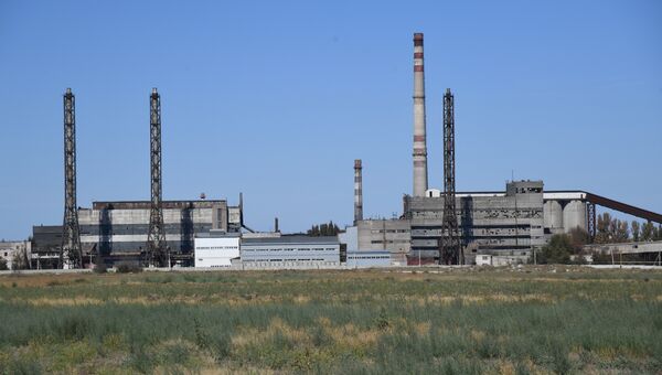 Завод Крымский титан. Архивное фото