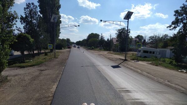 Ремонт участка автомобильной дороги Красноперекопск – Симферополь в районе пгт Гвардейское Ремонт участка автомобильной дороги Красноперекопск – Симферополь в районе пгт Гвардейское