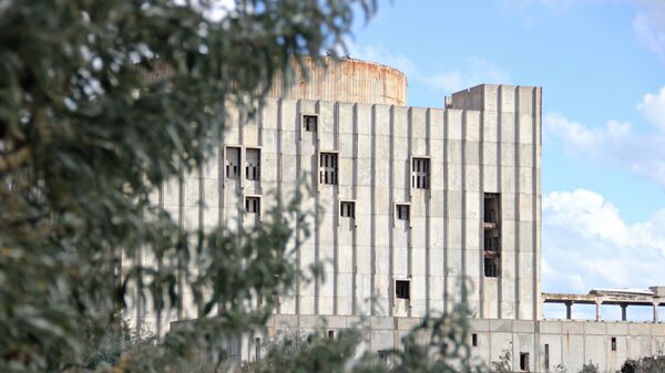Энергоблок заброшенной Крымской атомной электростанции в Щелкино