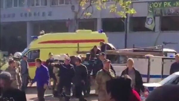 Взрыв в Керченском политехническом колледже