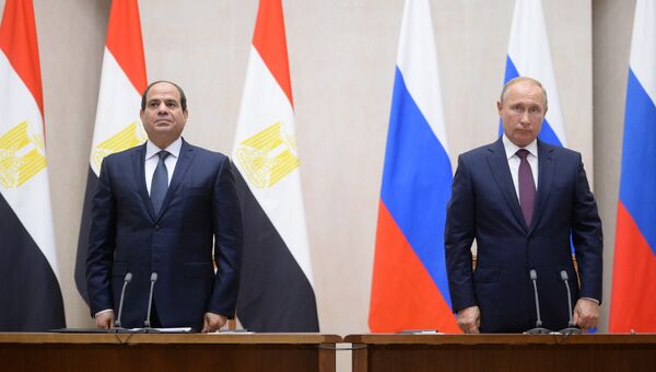 Встреча президентов России и Египта