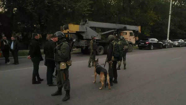На месте взрыва в Керченском политехническом колледже. 17 октября 2018