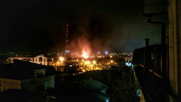 Пожар в Симферополе. 29 октября 2018