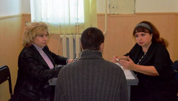 Уполномоченный по правам человека в РФ Татьяна Москалькова и вице-президент Европейского института омбудсмана Нина Карпачева во время посещения СИЗО-1