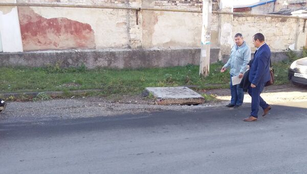 Некачественный ремонт улиц в Симферополе
