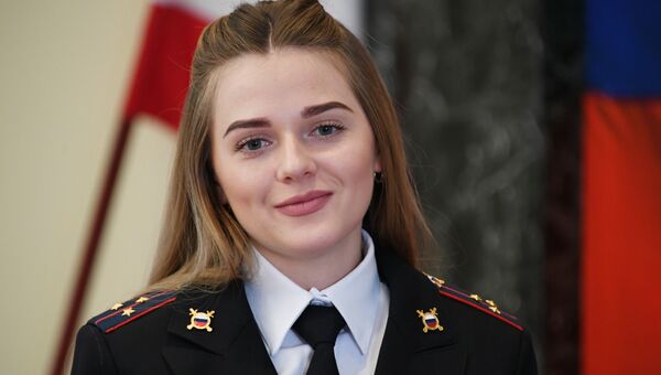 Победительница конкурса Мисс полиция Крыма 2018 Мария Диканова