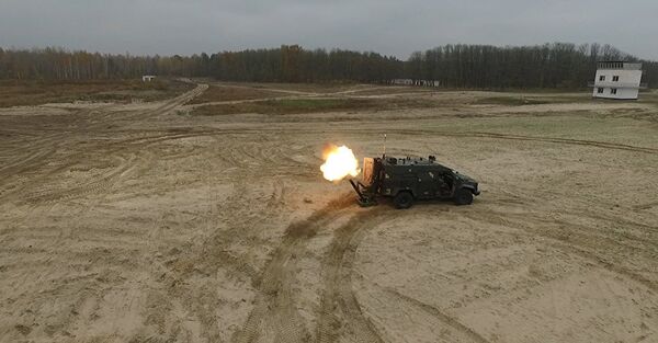 Испытания украинского мобильного минометного комплекса Барс-8ММК Испытания украинского мобильного минометного комплекса Барс-8ММК