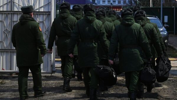 Отправка крымских призывников на военную службу. 15 ноября 2018