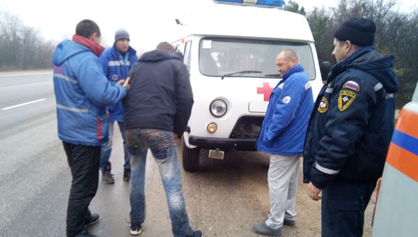 В Белогорском районе спасли мужчину, который сорвался с уступа