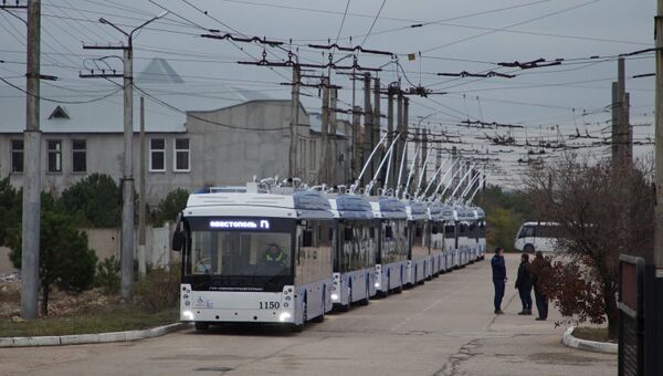 Новые троллейбусы в Севастополе