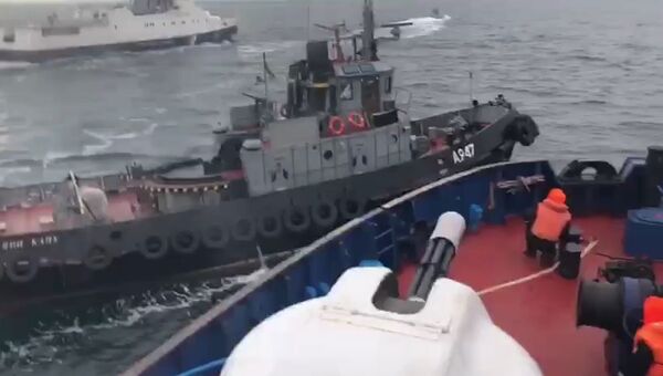 Как российский сторожевик остановил судно-нарушитель ВМС Украины