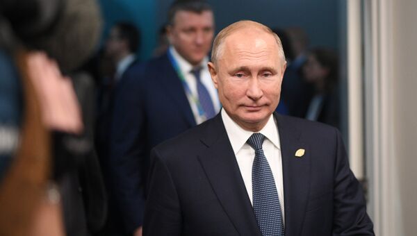 Президент РФ Владимир Путин на саммите Группы двадцати в Буэнос-Айресе. 30 ноября 2018
